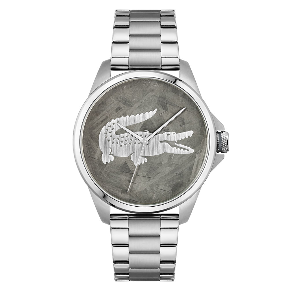 Relógio Lacoste Masculino Aço Prateado 2011393