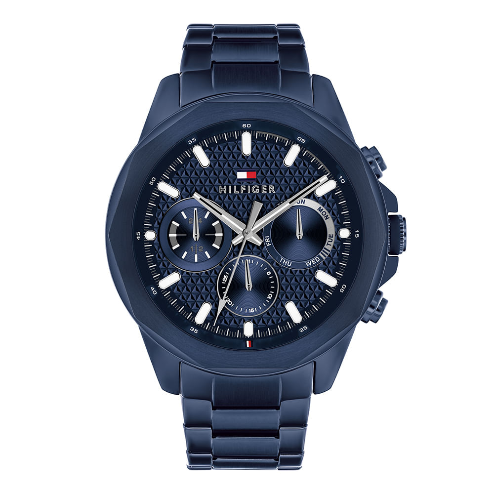Relógio Tommy Hilfiger Masculino Aço Azul 1710652