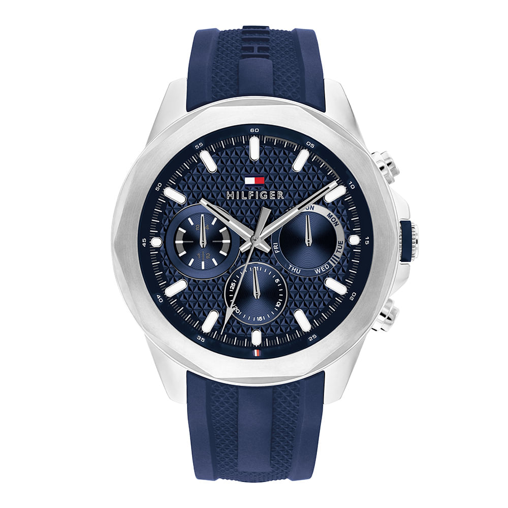 Relógio Tommy Hilfiger Masculino Borracha Azul 1710649