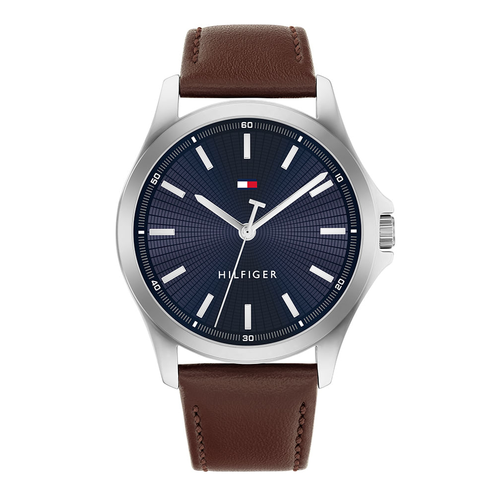 Relógio Tommy Hilfiger Masculino Couro Marrom 1710669