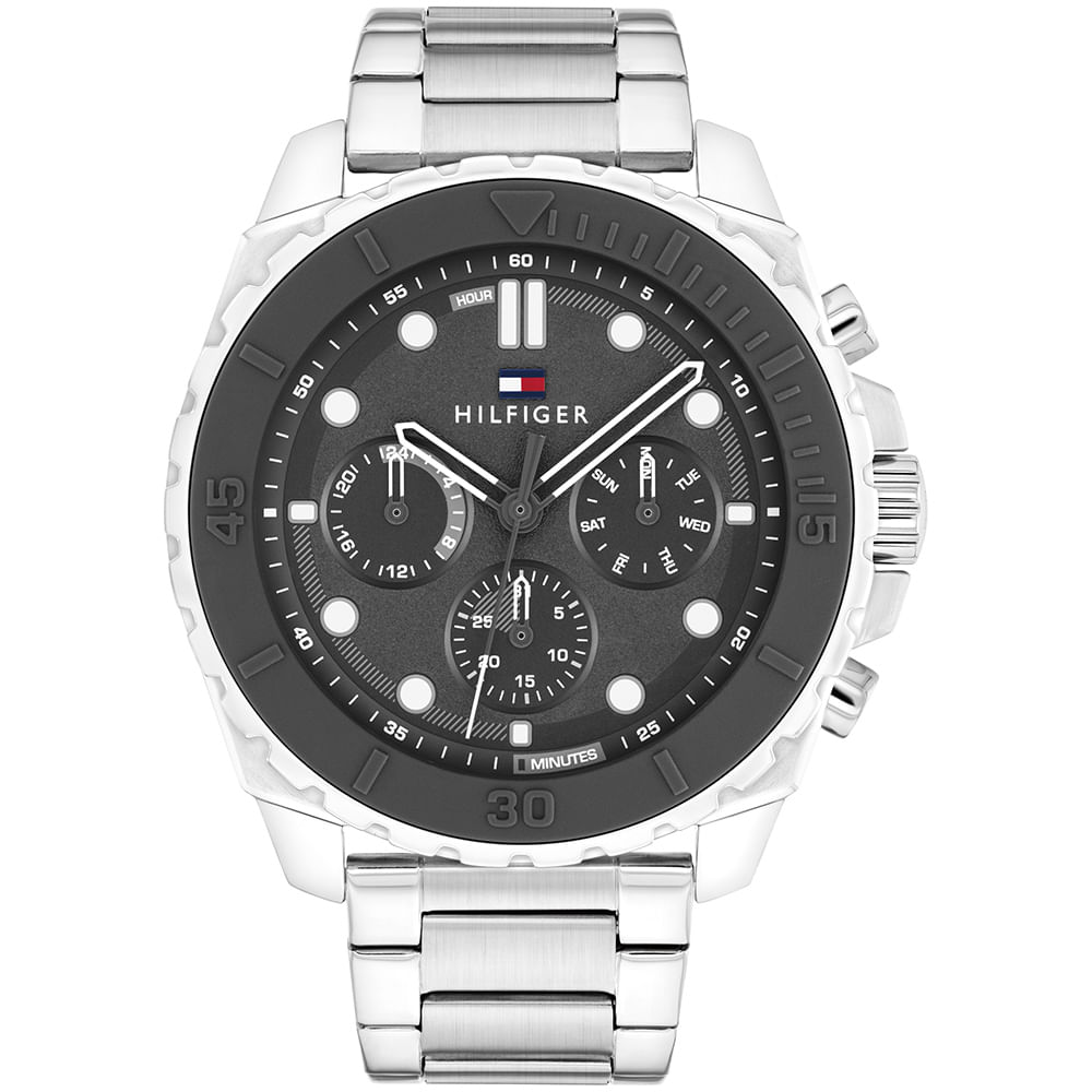 Relógio Tommy Hilfiger Masculino Aço Prateado 1710689