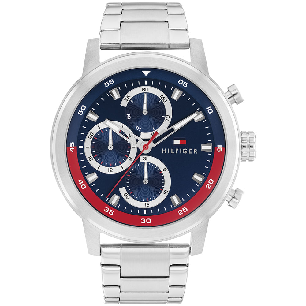 Relógio Tommy Hilfiger Masculino Aço Prateado 1792179