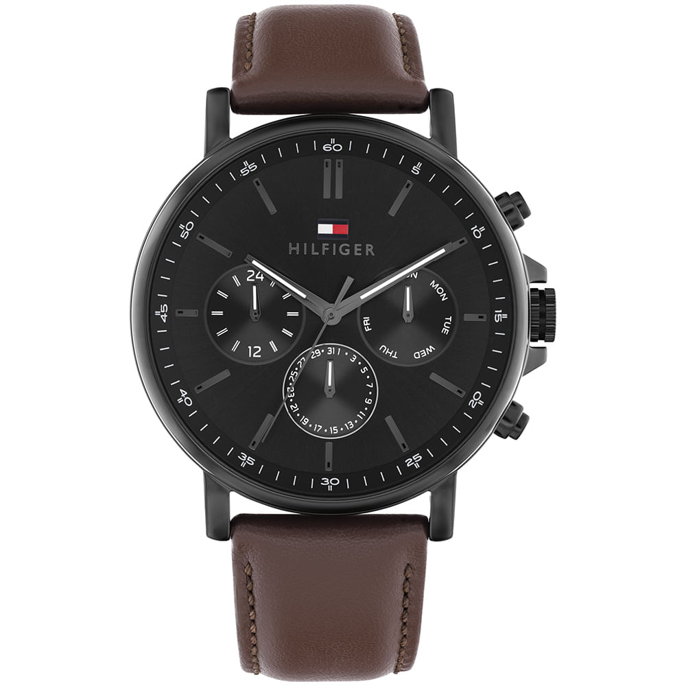 Relógio Tommy Hilfiger Masculino Couro Marrom 1710704