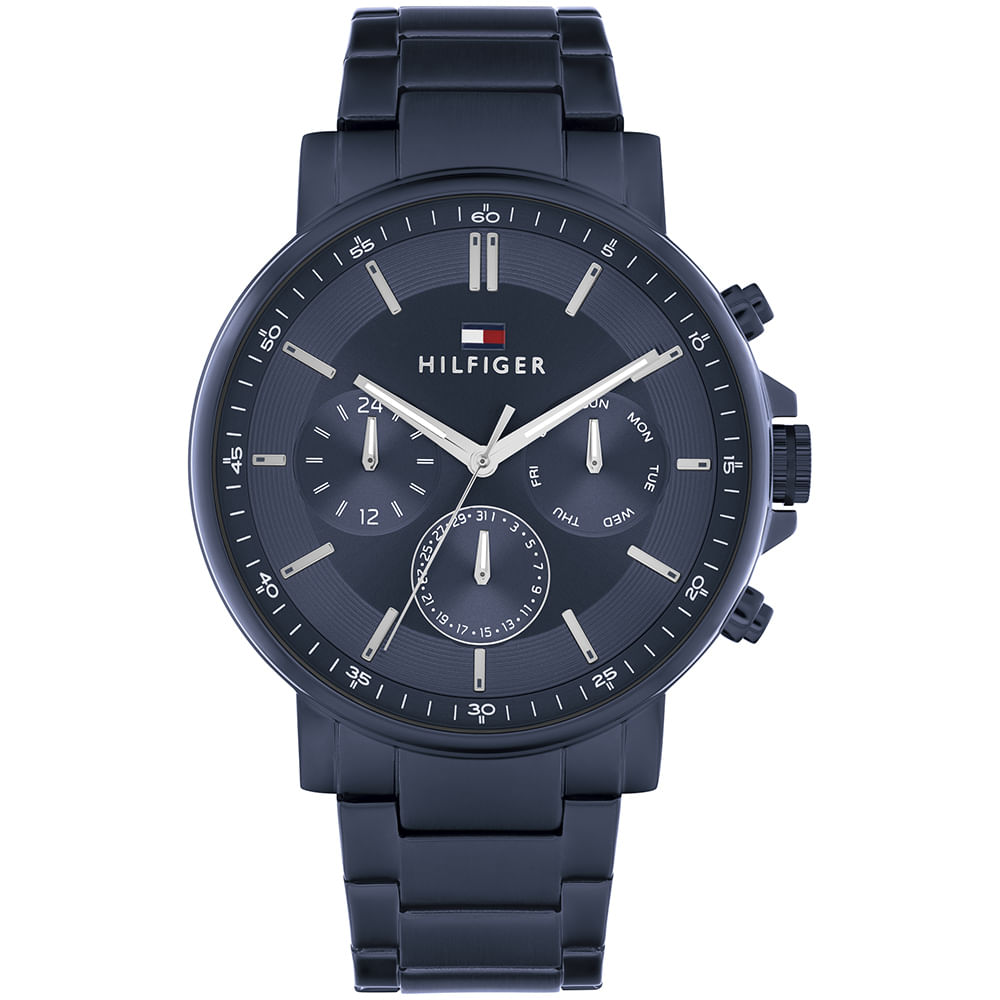 Relógio Tommy Hilfiger Masculino Aço Azul 1710705