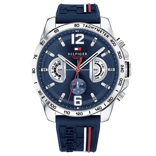 Relógio Tommy Hilfiger Masculino Borracha Azul 1791476